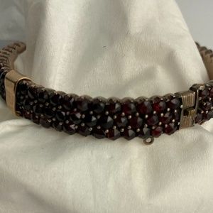 Antique Garnet Bohemian Bangle